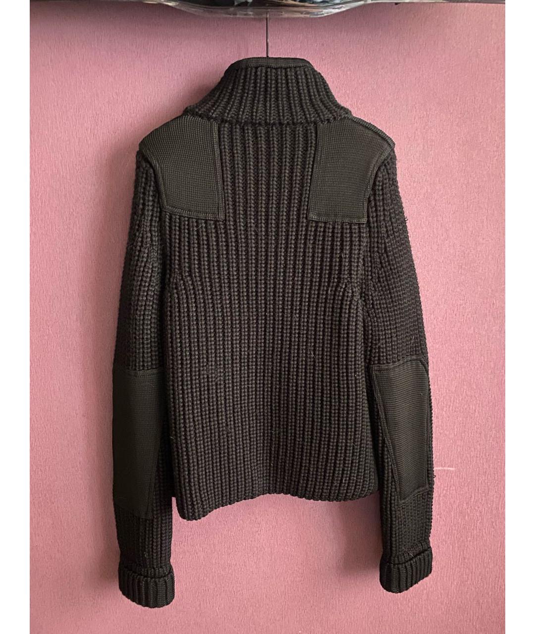 BALENCIAGA Черная шерстяная куртка, фото 2