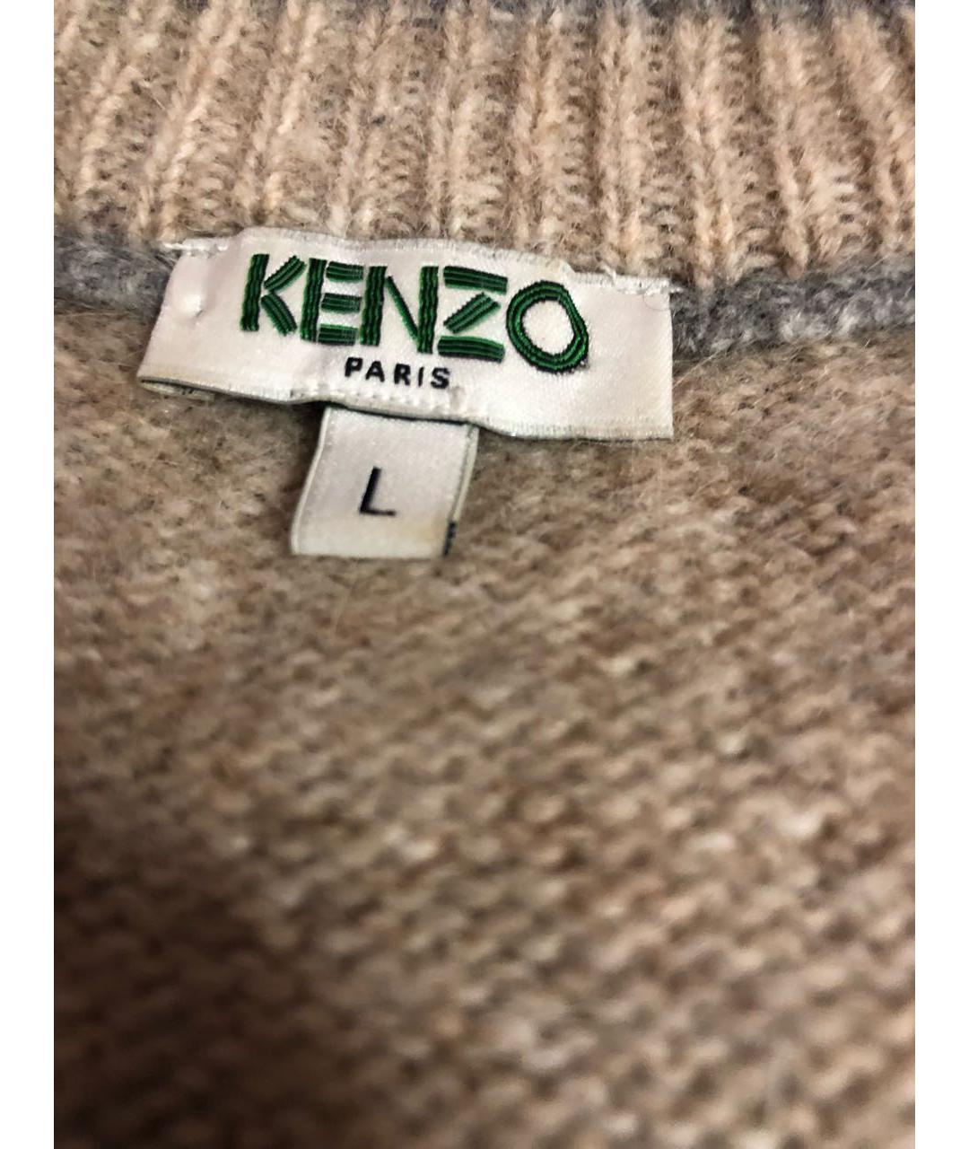 KENZO Мульти кашемировый джемпер / свитер, фото 3