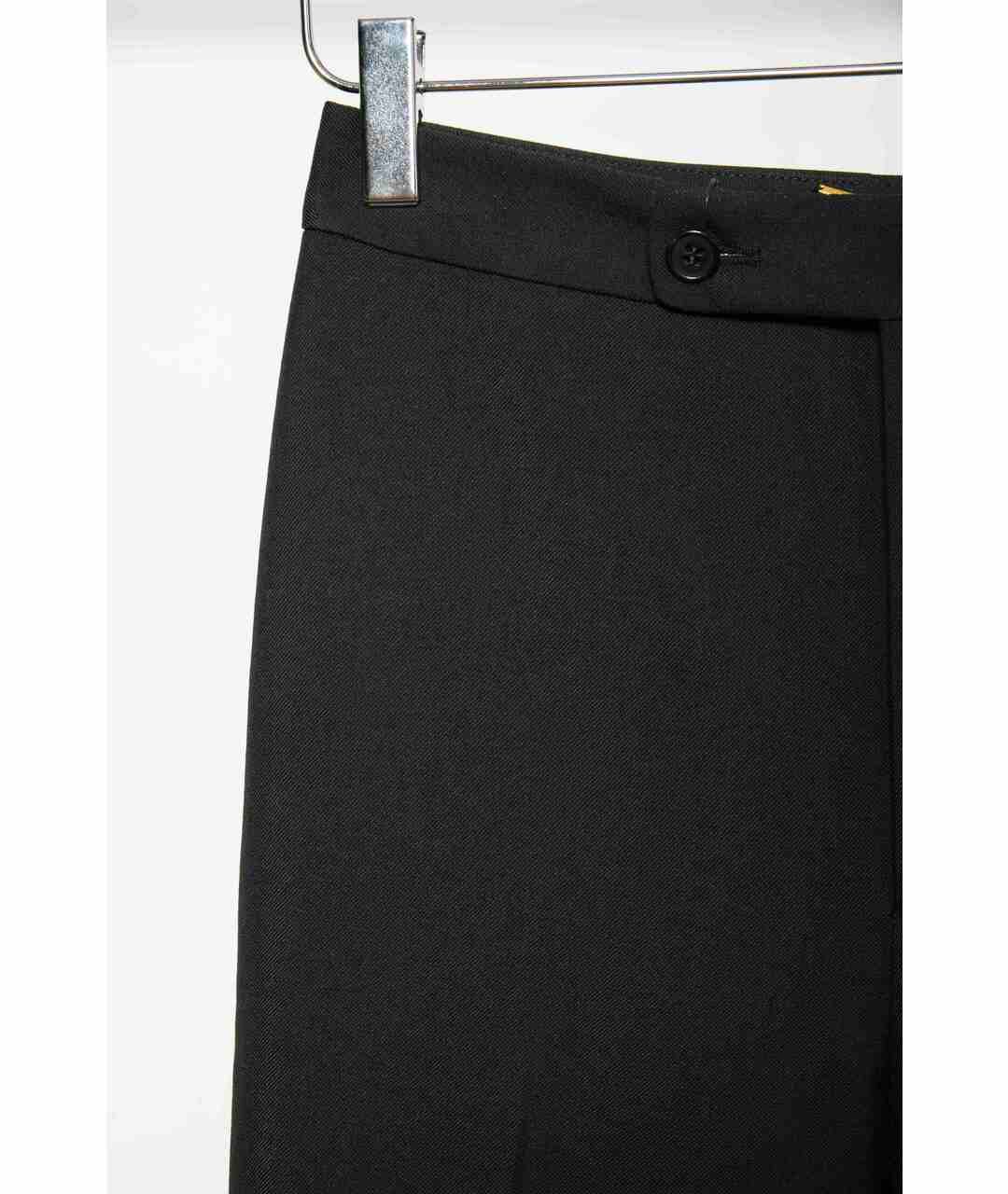 SAINT LAURENT Черные шерстяные брюки узкие, фото 4