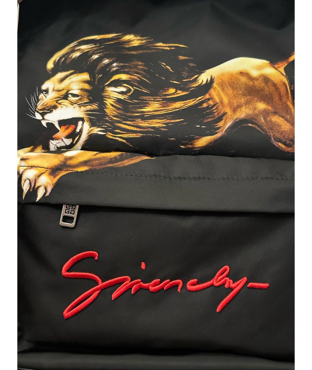 GIVENCHY Черный синтетический рюкзак, фото 5