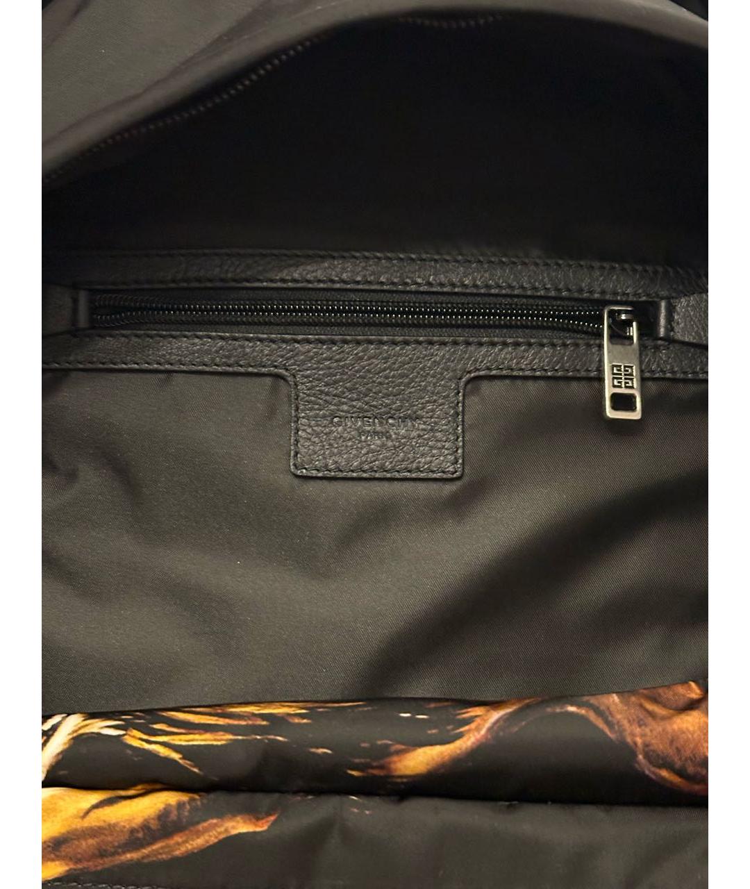GIVENCHY Черный синтетический рюкзак, фото 4