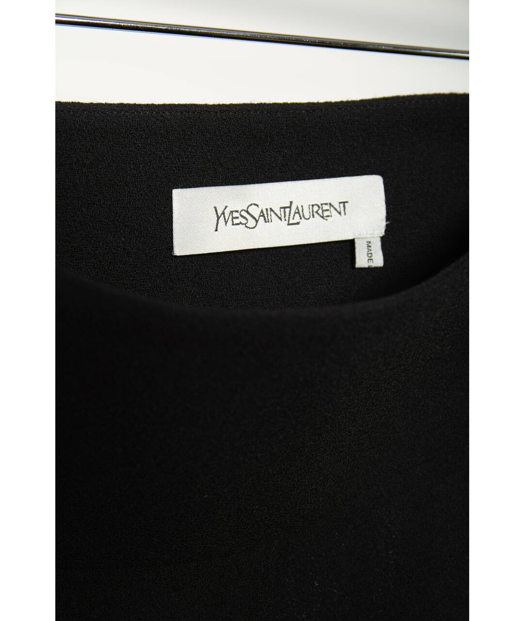 SAINT LAURENT Черные шерстяные шорты, фото 3