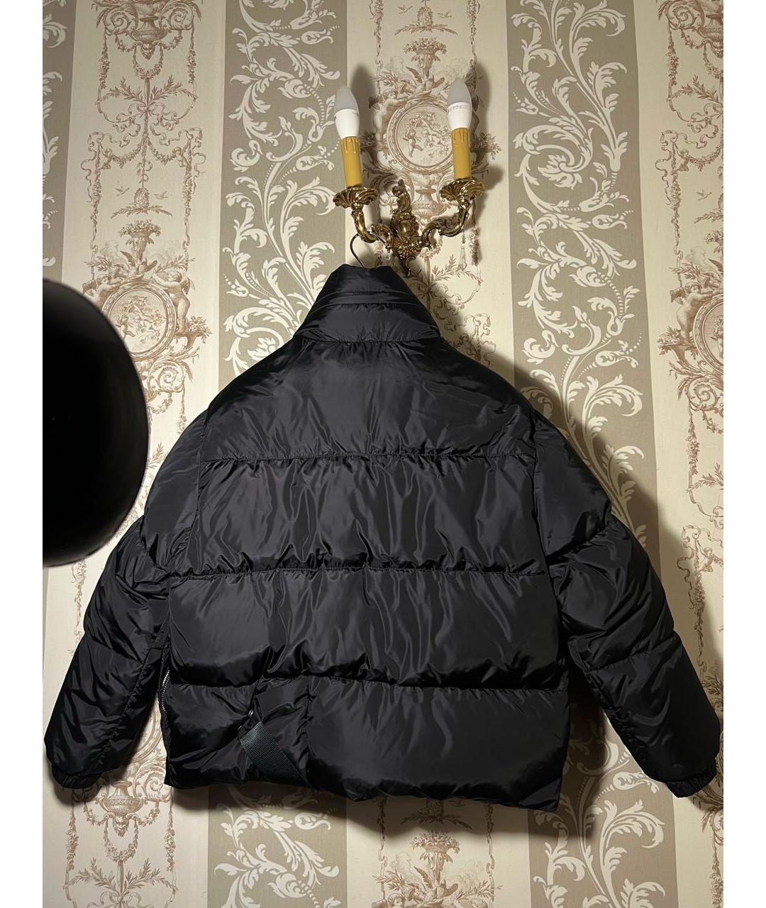PRADA Черная полиамидовая куртка, фото 2