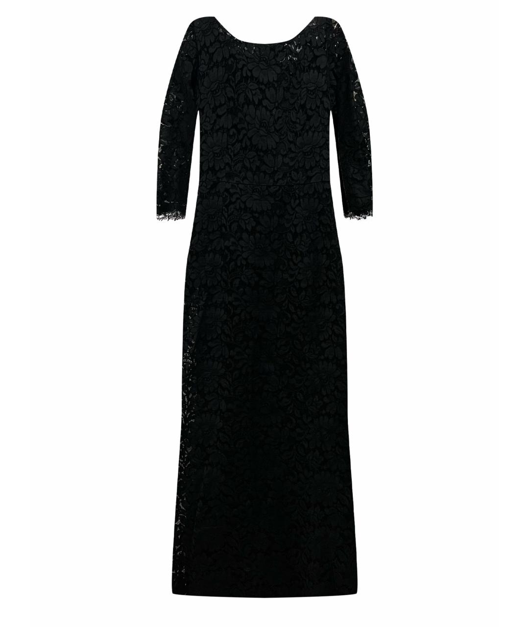 DOLCE&GABBANA Черное кружевное вечернее платье, фото 1