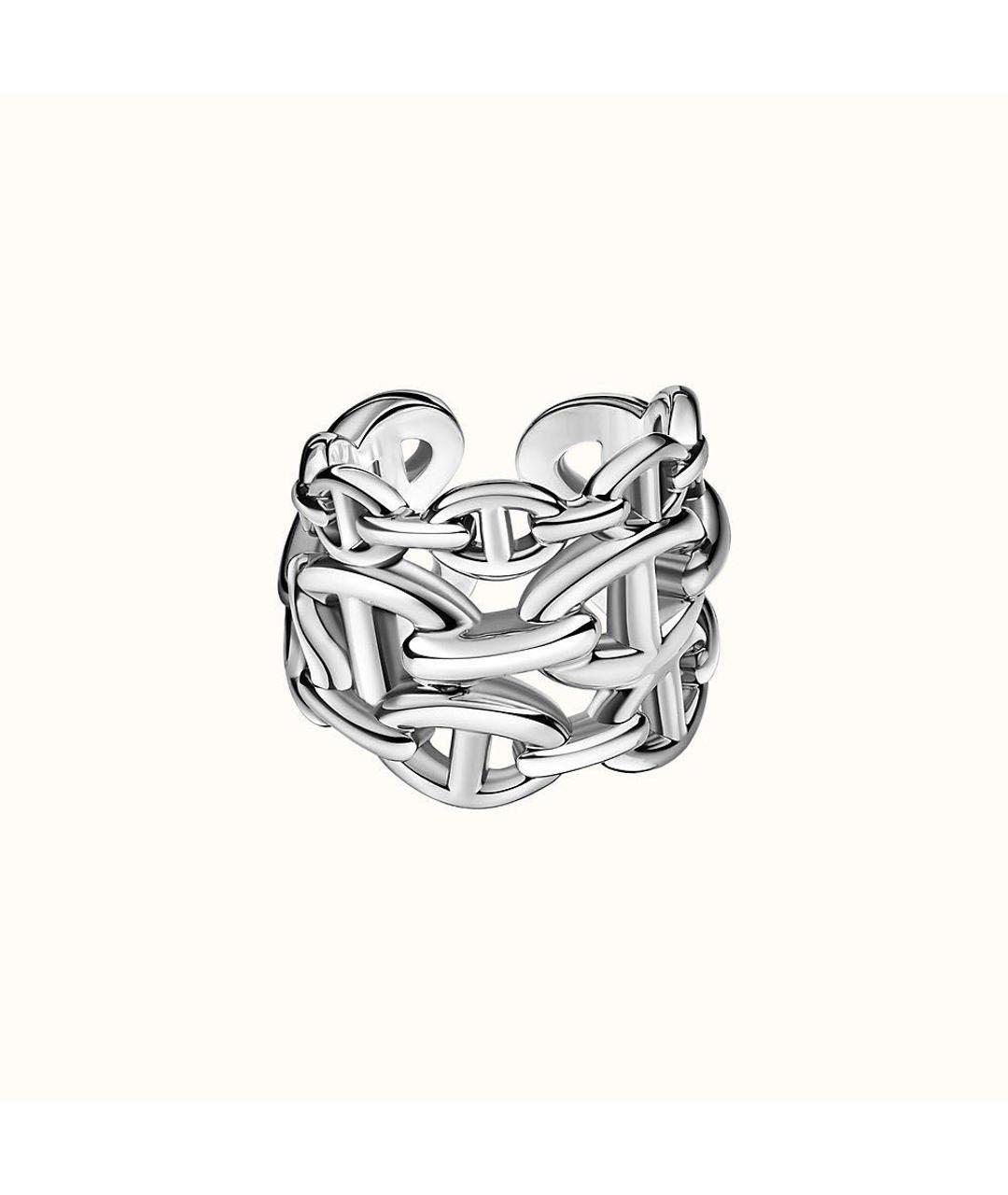 HERMES Серебряное серебряное кольцо, фото 3