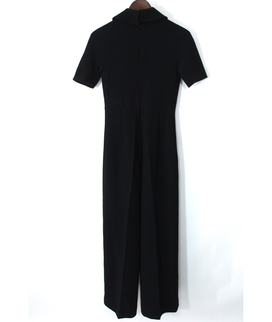 EMILIA WICKSTEAD Черное шерстяное вечернее платье, фото 5