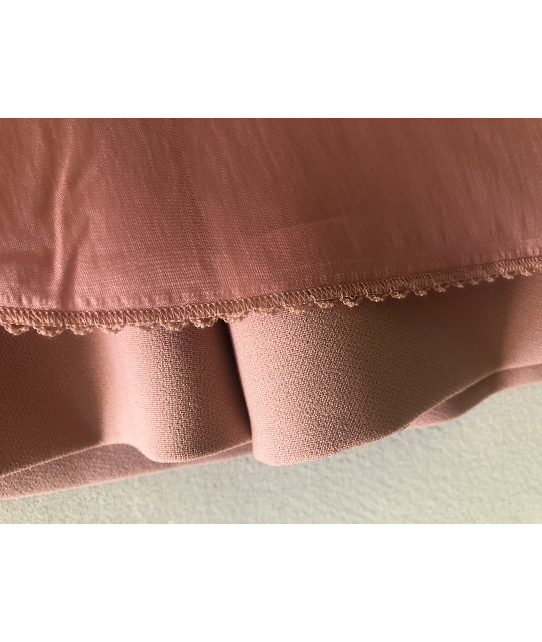 MARC CAIN Розовая полиэстеровая юбка мини, фото 7