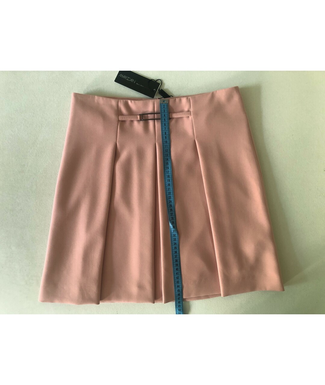 MARC CAIN Розовая полиэстеровая юбка мини, фото 5