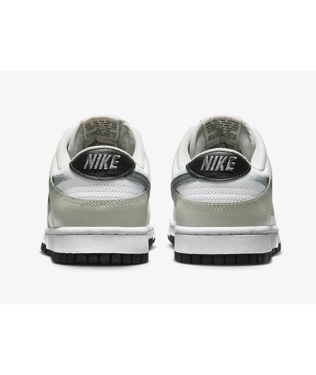 NIKE Серые кожаные низкие кроссовки / кеды, фото 4