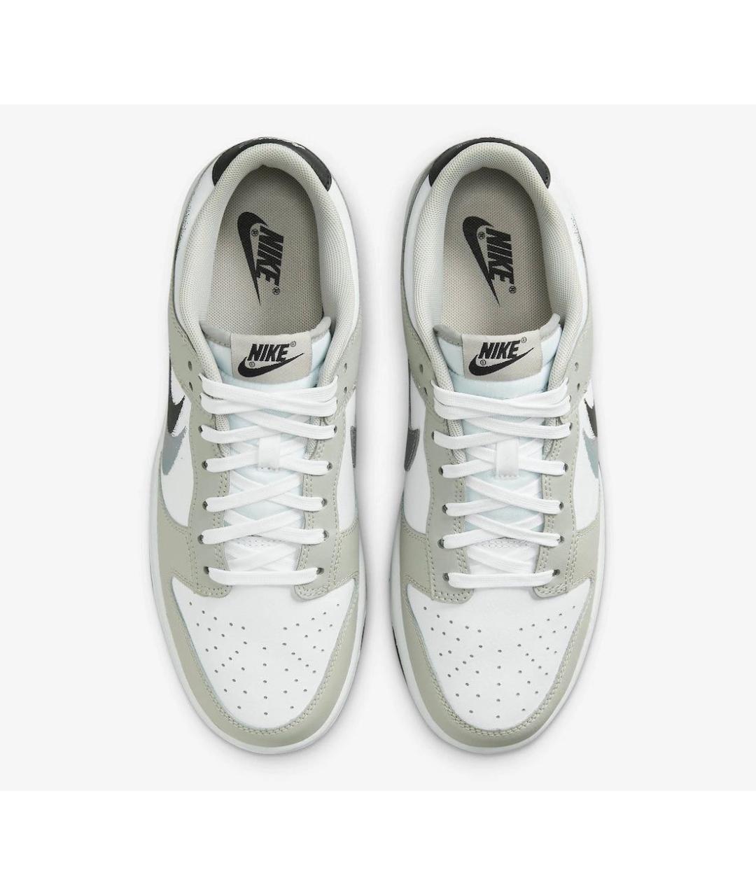 NIKE Серые кожаные низкие кроссовки / кеды, фото 3