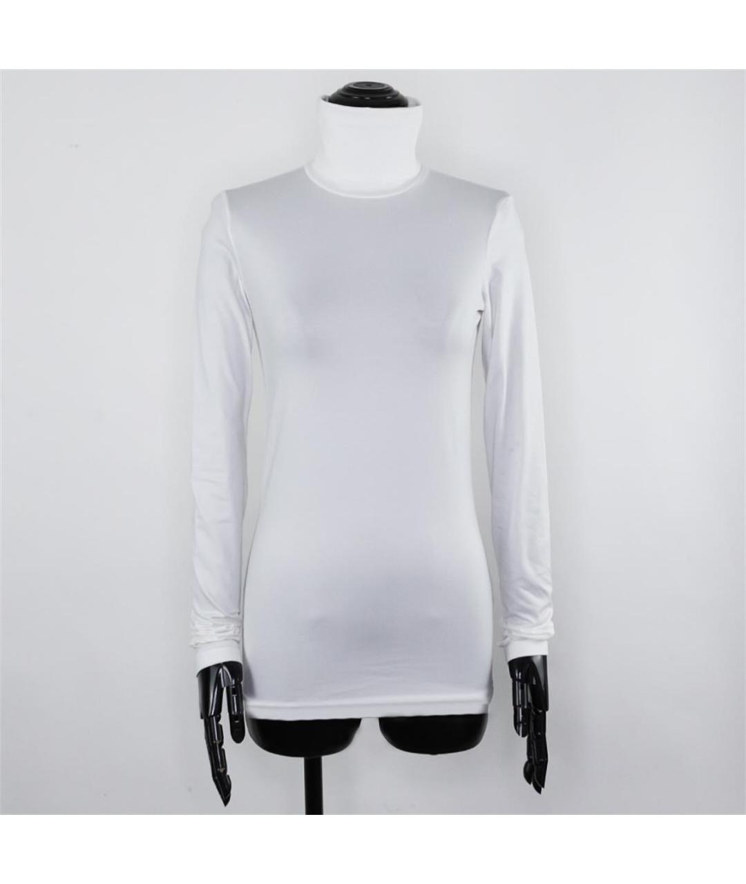 JIL SANDER Белый хлопковый джемпер / свитер, фото 4