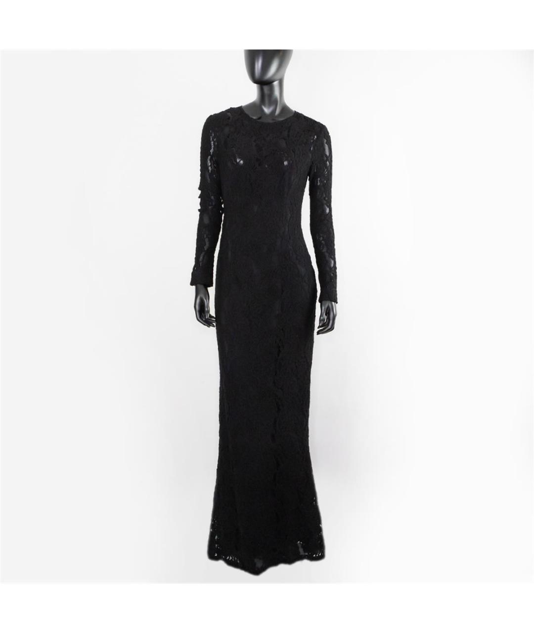 ERMANNO SCERVINO Черное шерстяное повседневное платье, фото 4
