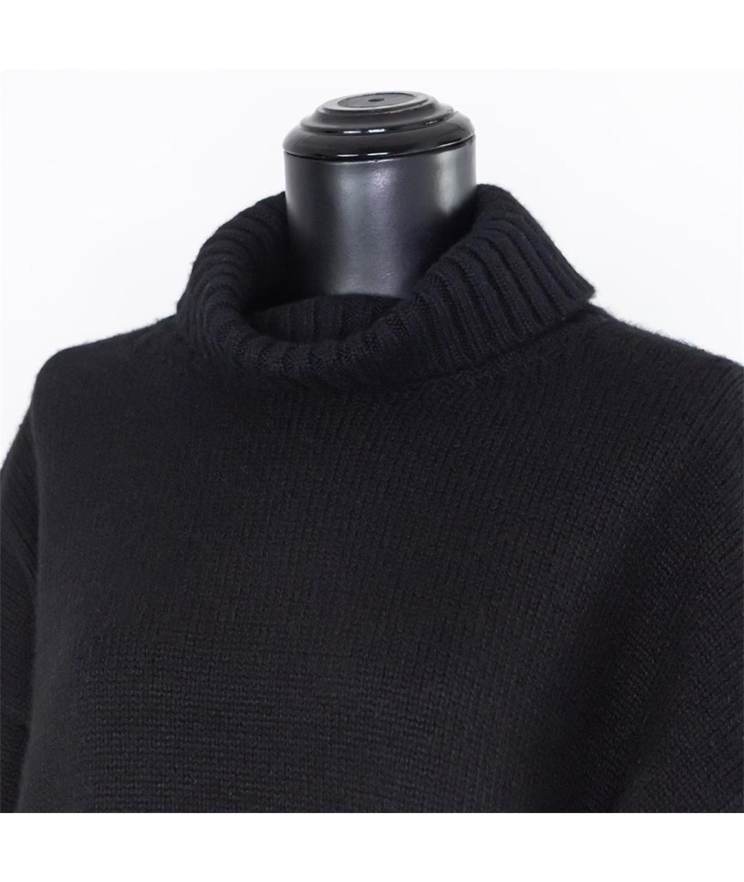 JIL SANDER Черный кашемировый джемпер / свитер, фото 2
