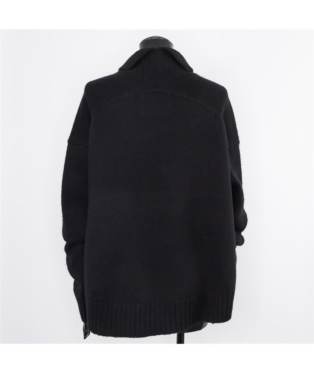 JIL SANDER Черный кашемировый джемпер / свитер, фото 3
