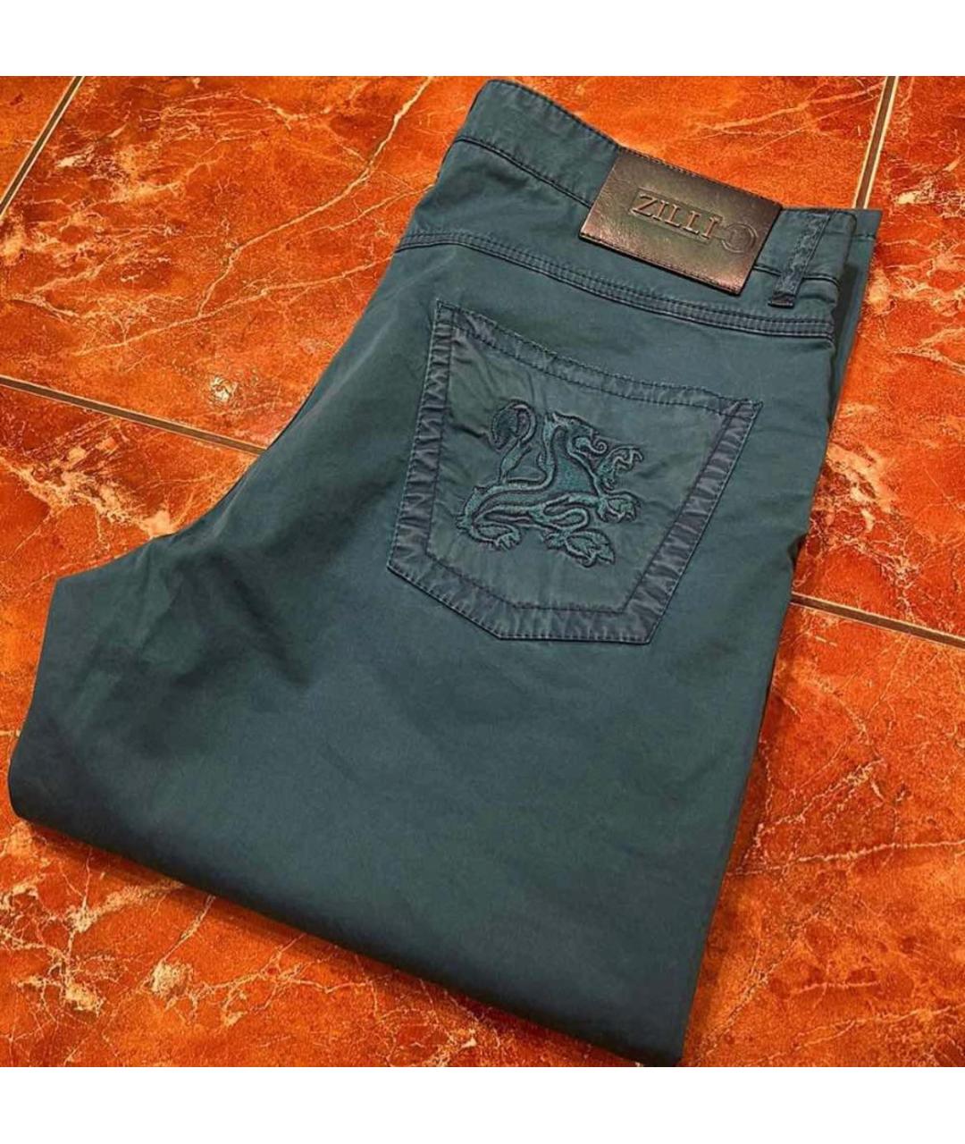 ZILLI Хлопковые джинсы, фото 2