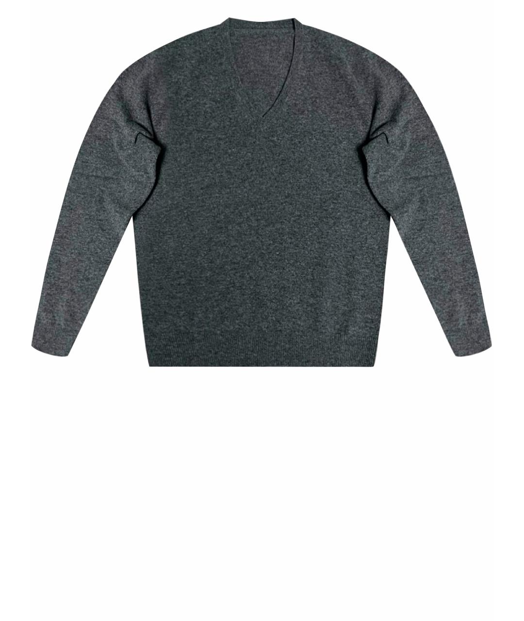 PRADA Серый шерстяной джемпер / свитер, фото 1