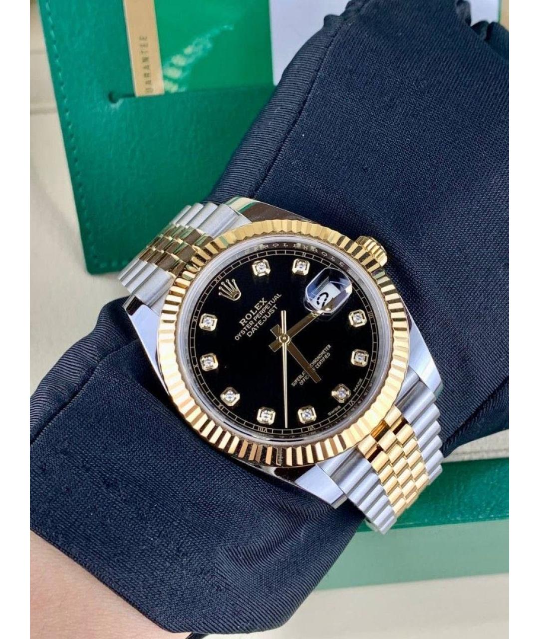 ROLEX Черные часы, фото 4