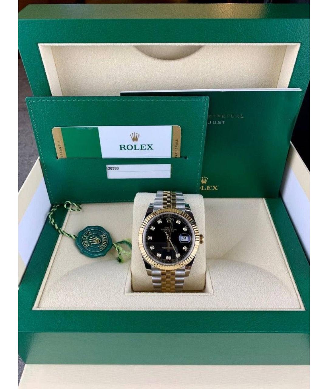 ROLEX Черные часы, фото 2