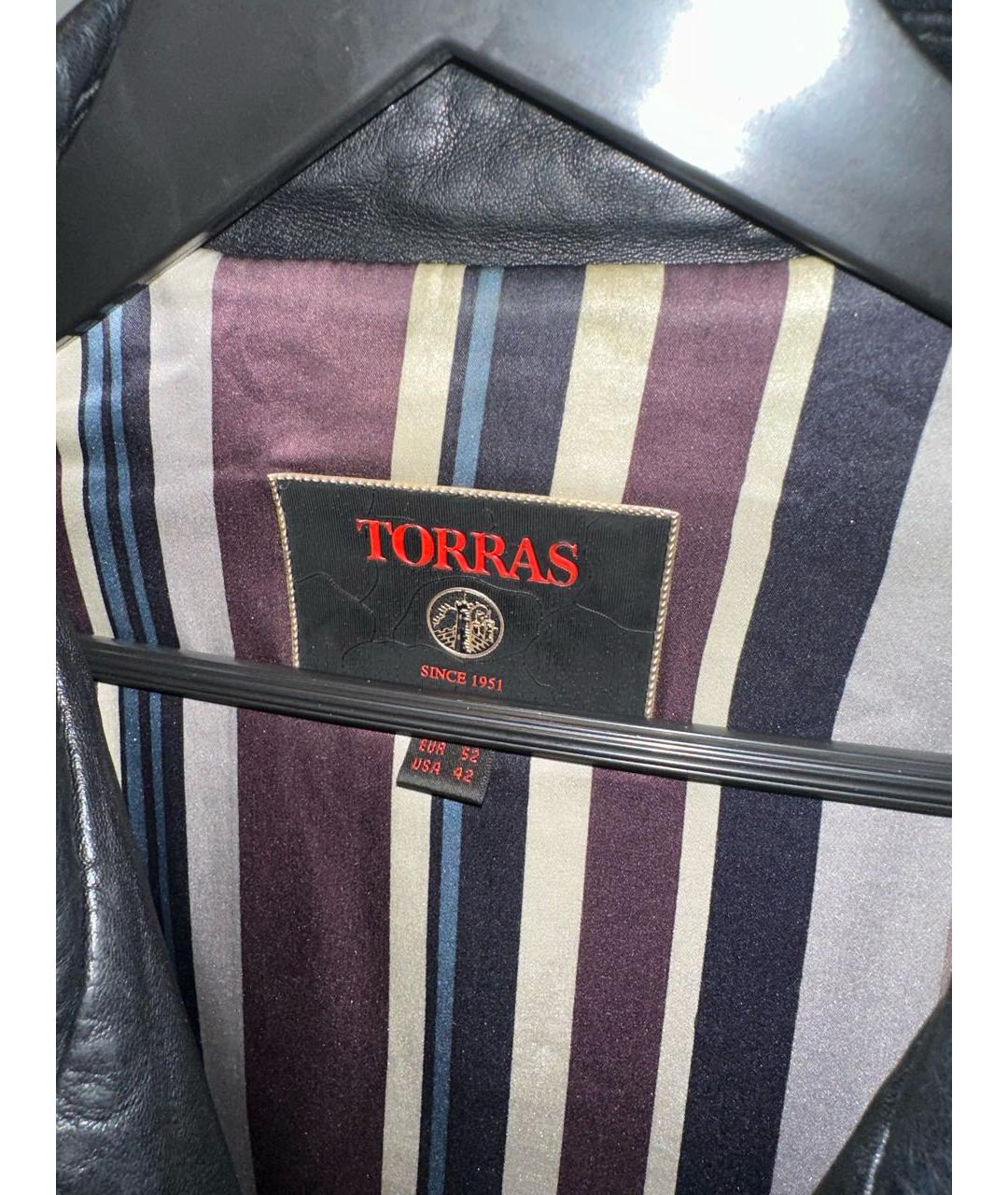 TORRAS Черная кожаная куртка, фото 3