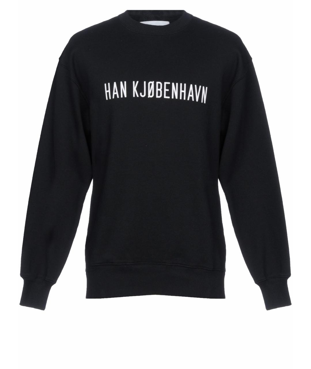 HAN KJOBENHAVN Черный хлопковый джемпер / свитер, фото 1