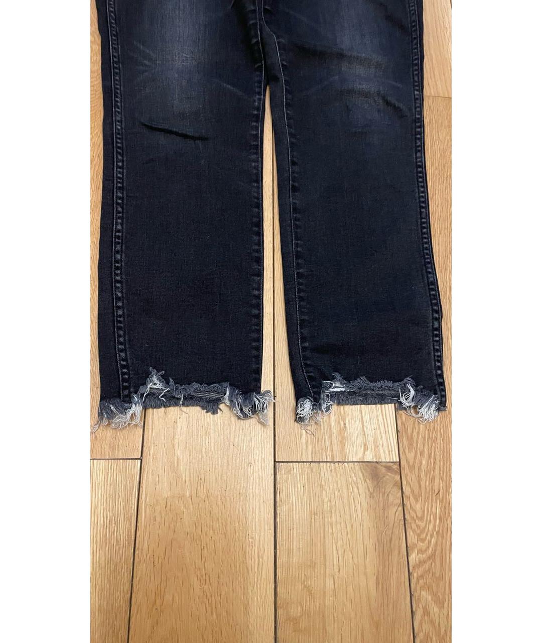 3X1 Черные хлопковые прямые джинсы, фото 3