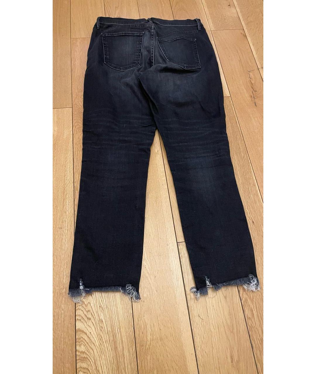 3X1 Черные хлопковые прямые джинсы, фото 2