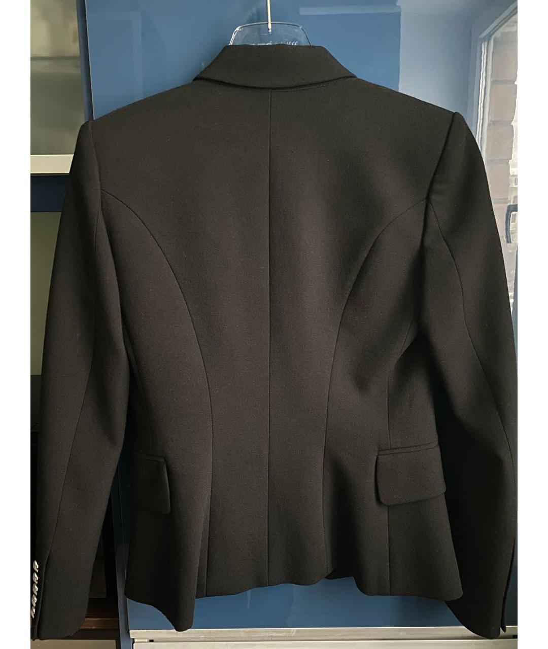 BALMAIN Черный шерстяной жакет/пиджак, фото 2