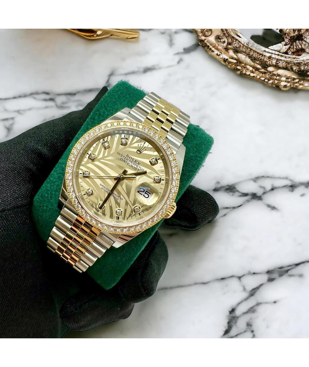 ROLEX Золотые часы из желтого золота, фото 2