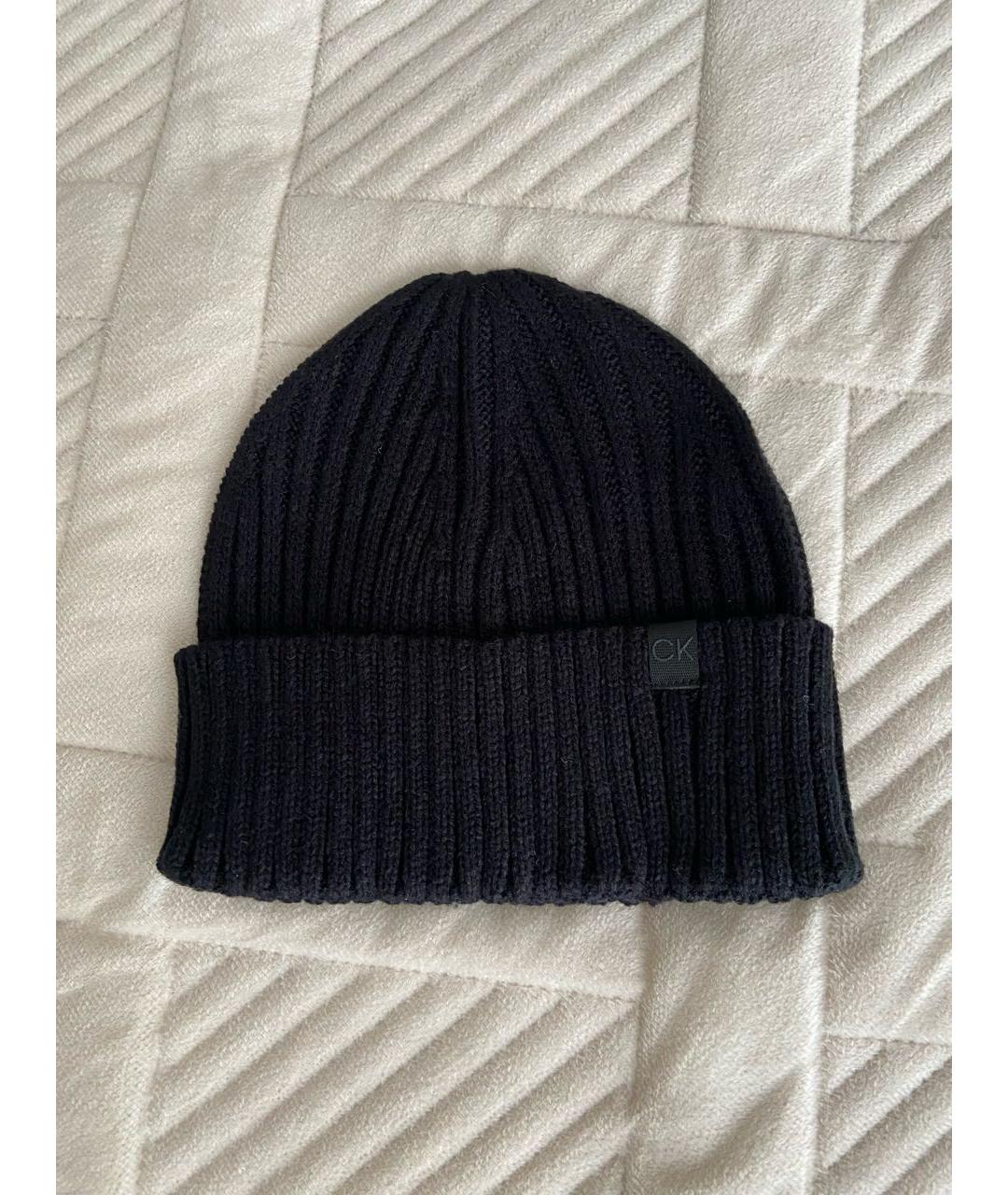 CALVIN KLEIN Черная шапка, фото 4