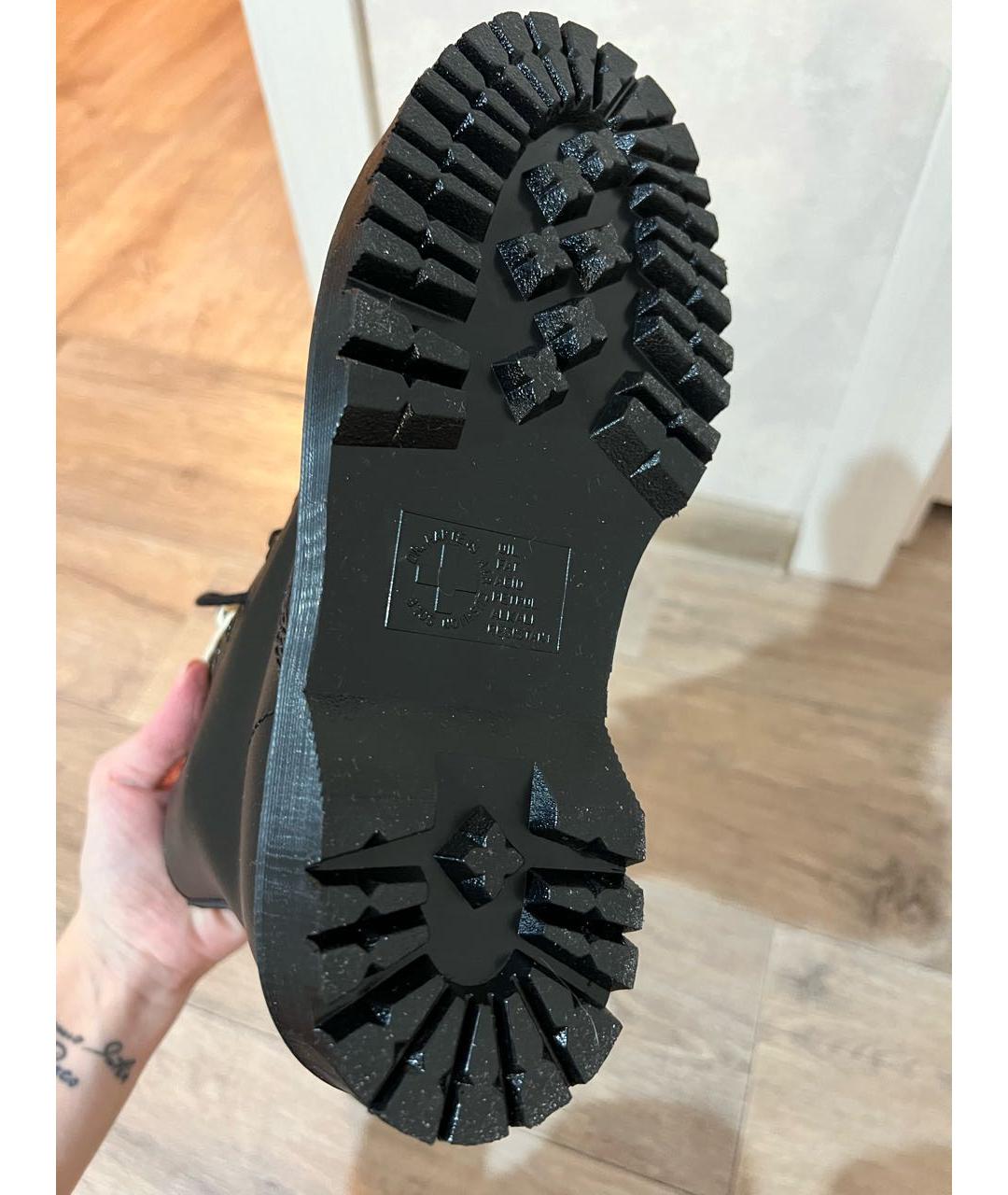 DR. MARTENS Черные ботинки из искусственной кожи, фото 5