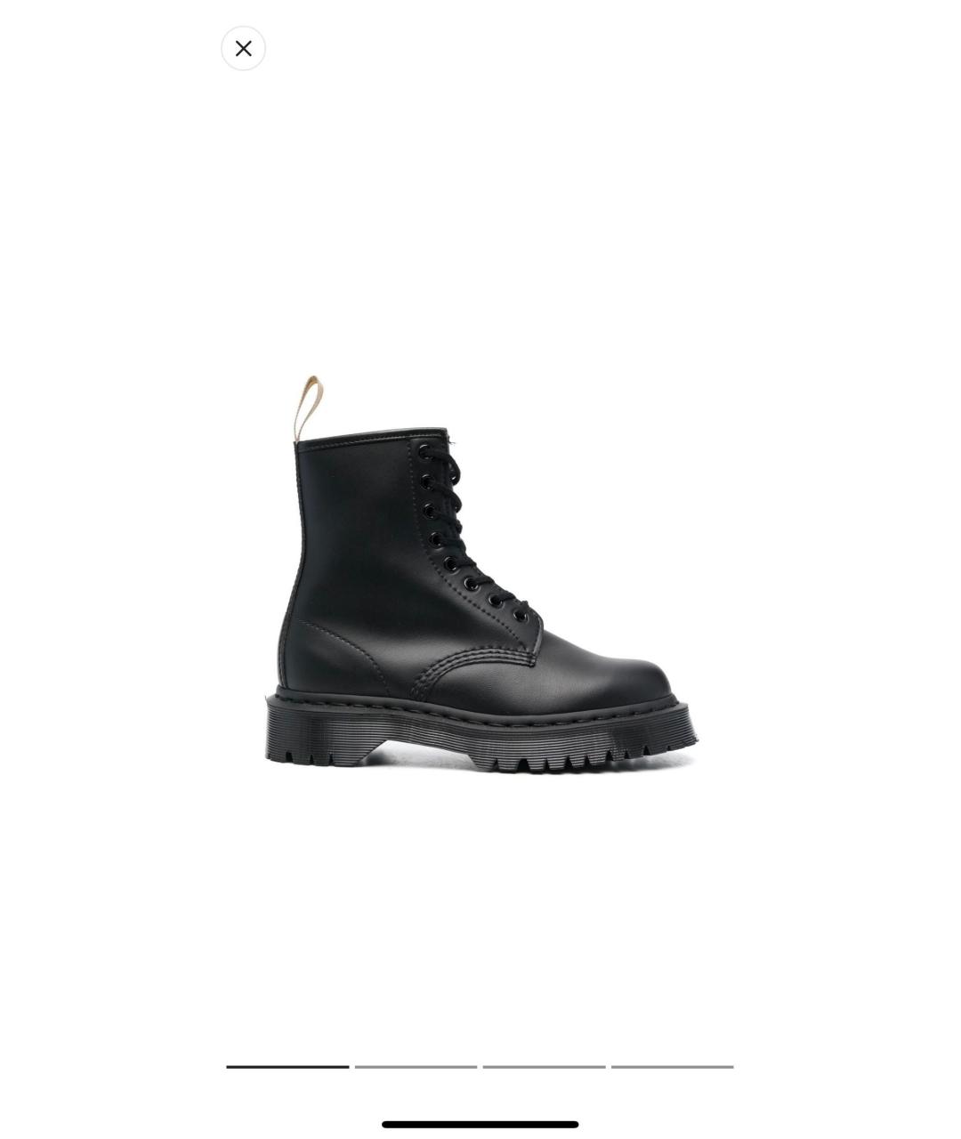 DR. MARTENS Черные ботинки из искусственной кожи, фото 8