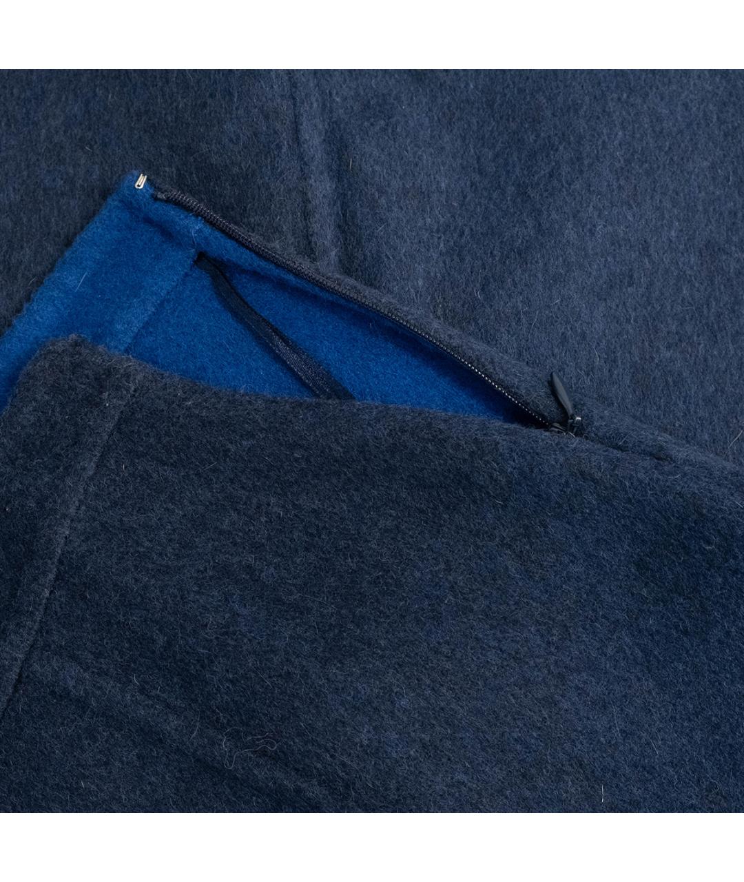 ALTUZARRA Синяя шерстяная юбка миди, фото 4