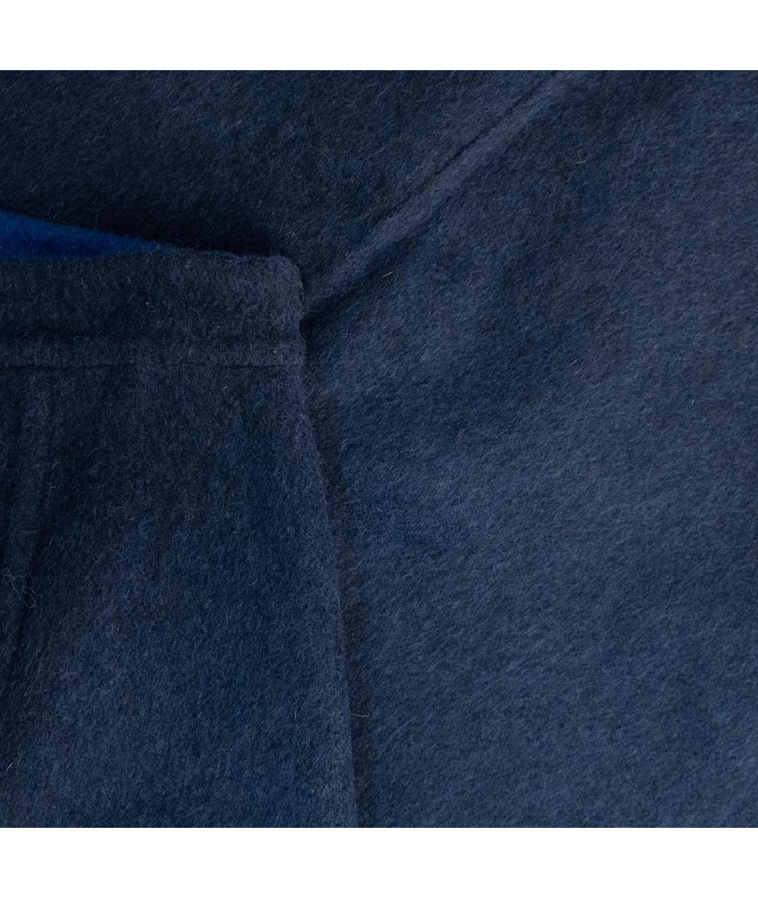 ALTUZARRA Синяя шерстяная юбка миди, фото 5