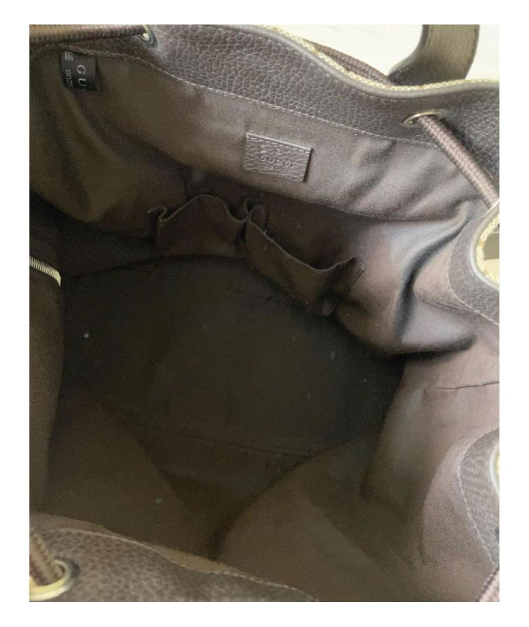 GUCCI Коричневый рюкзак, фото 4