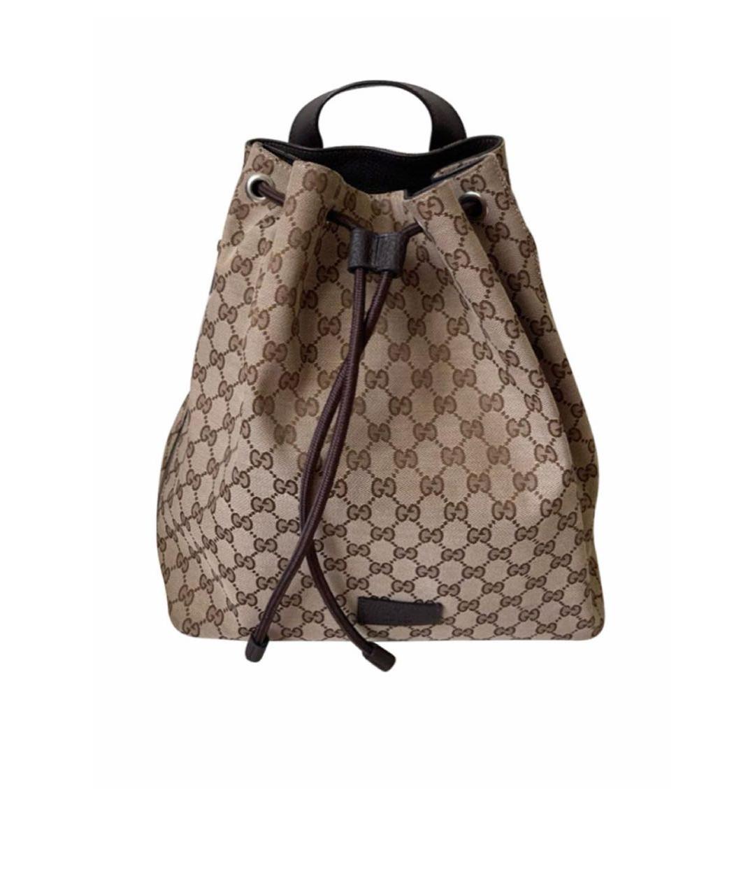 GUCCI Коричневый рюкзак, фото 5