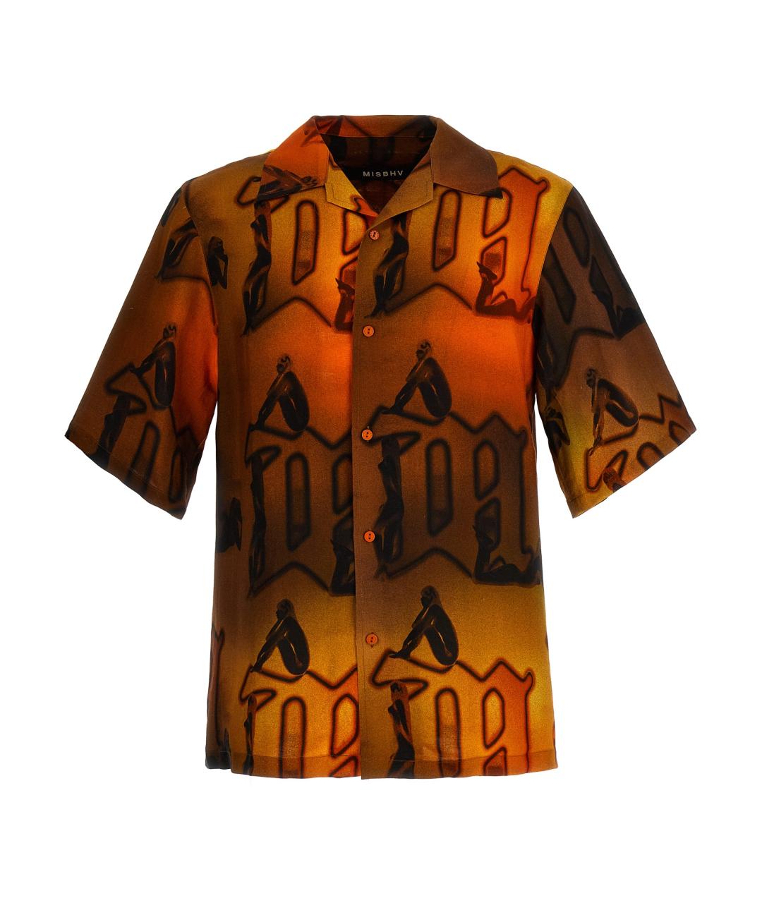 MISBHV Оранжевая кэжуал рубашка, фото 1