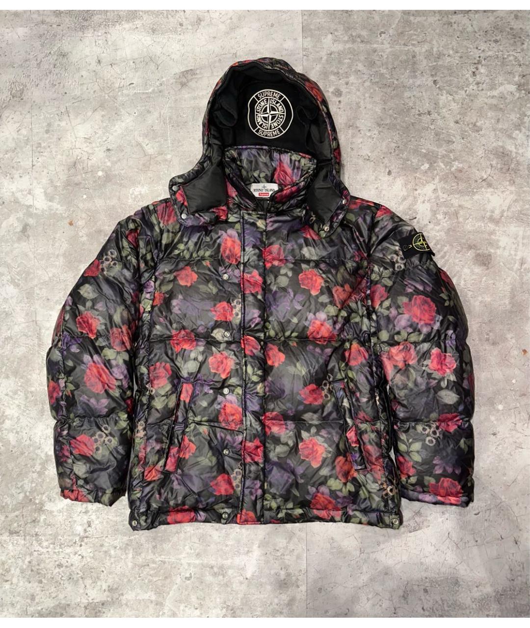 STONE ISLAND Мульти полиэстеровый пуховик, фото 5