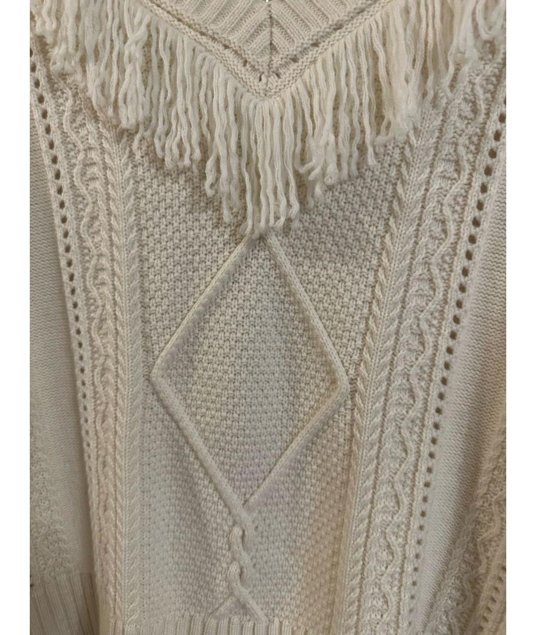 TWIN-SET Белый шерстяной джемпер / свитер, фото 4