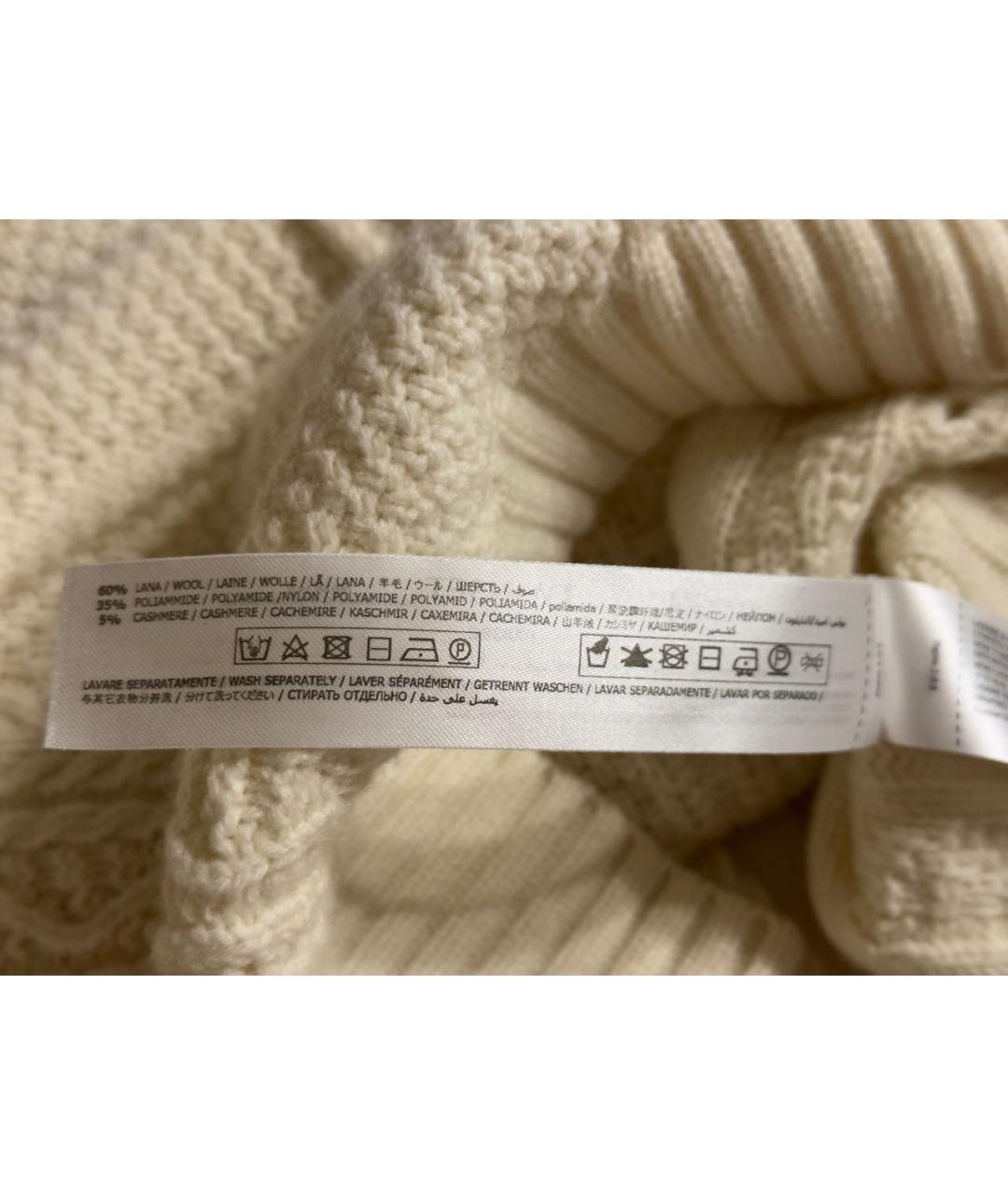 TWIN-SET Белый шерстяной джемпер / свитер, фото 7