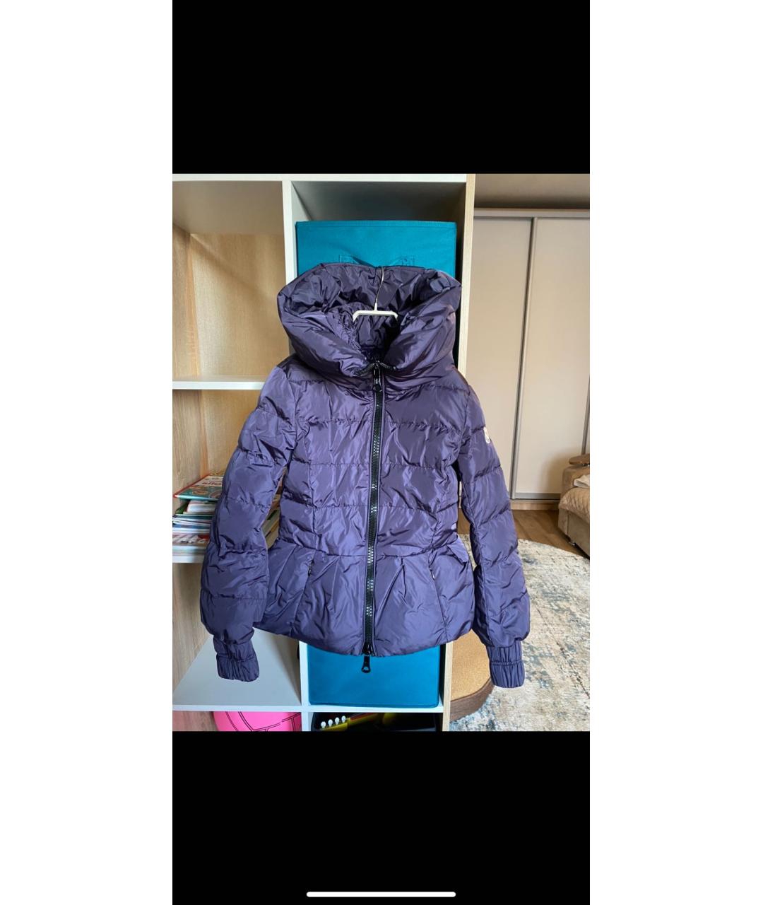 MONCLER Фиолетовая полиэстеровая куртка, фото 2
