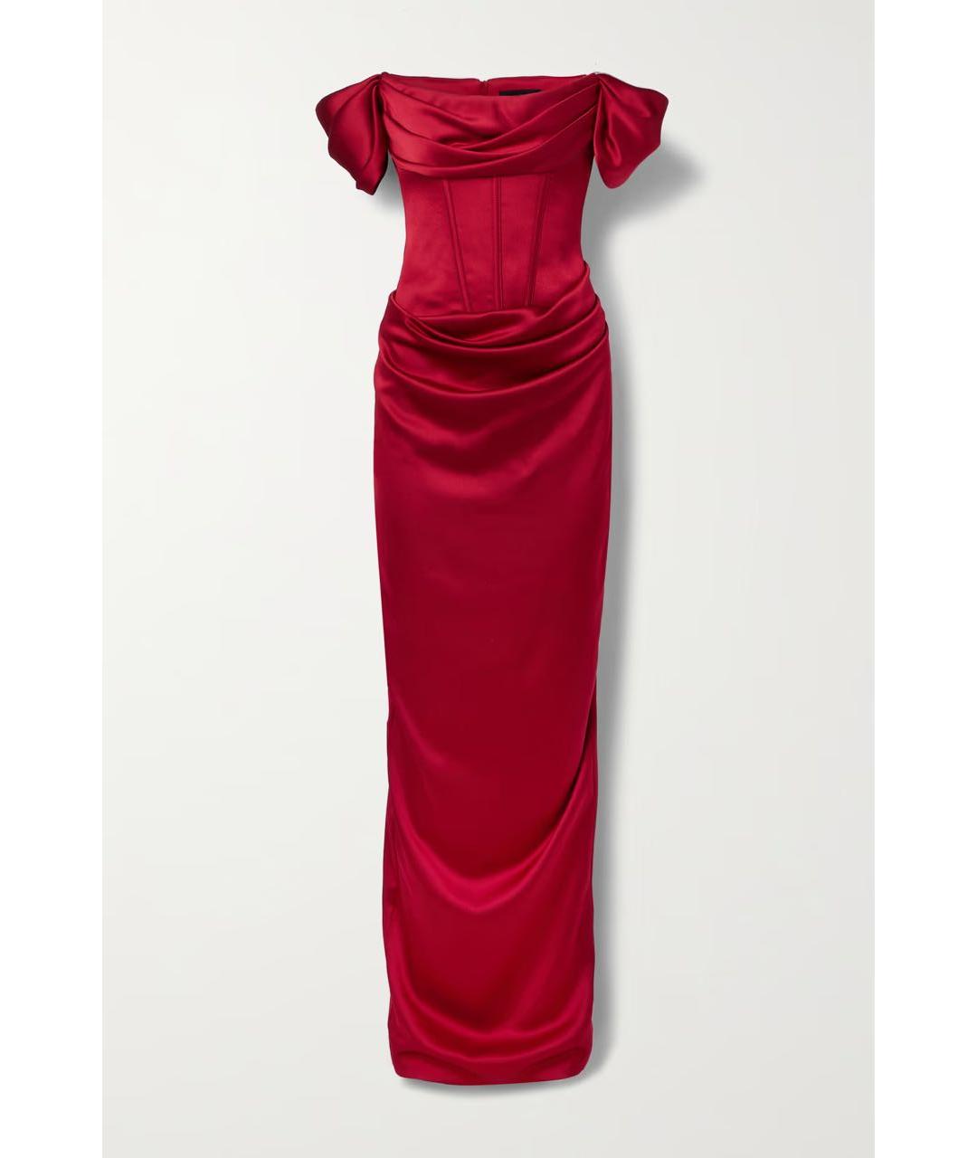 RASARIO Красное креповое вечернее платье, фото 3