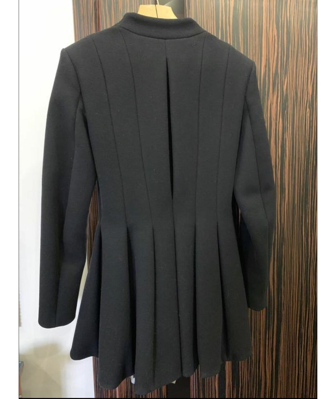 KENZO Черное шерстяное пальто, фото 2