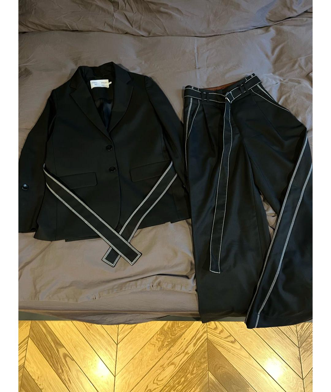 PROENZA SCHOULER Черный шерстяной костюм с брюками, фото 7