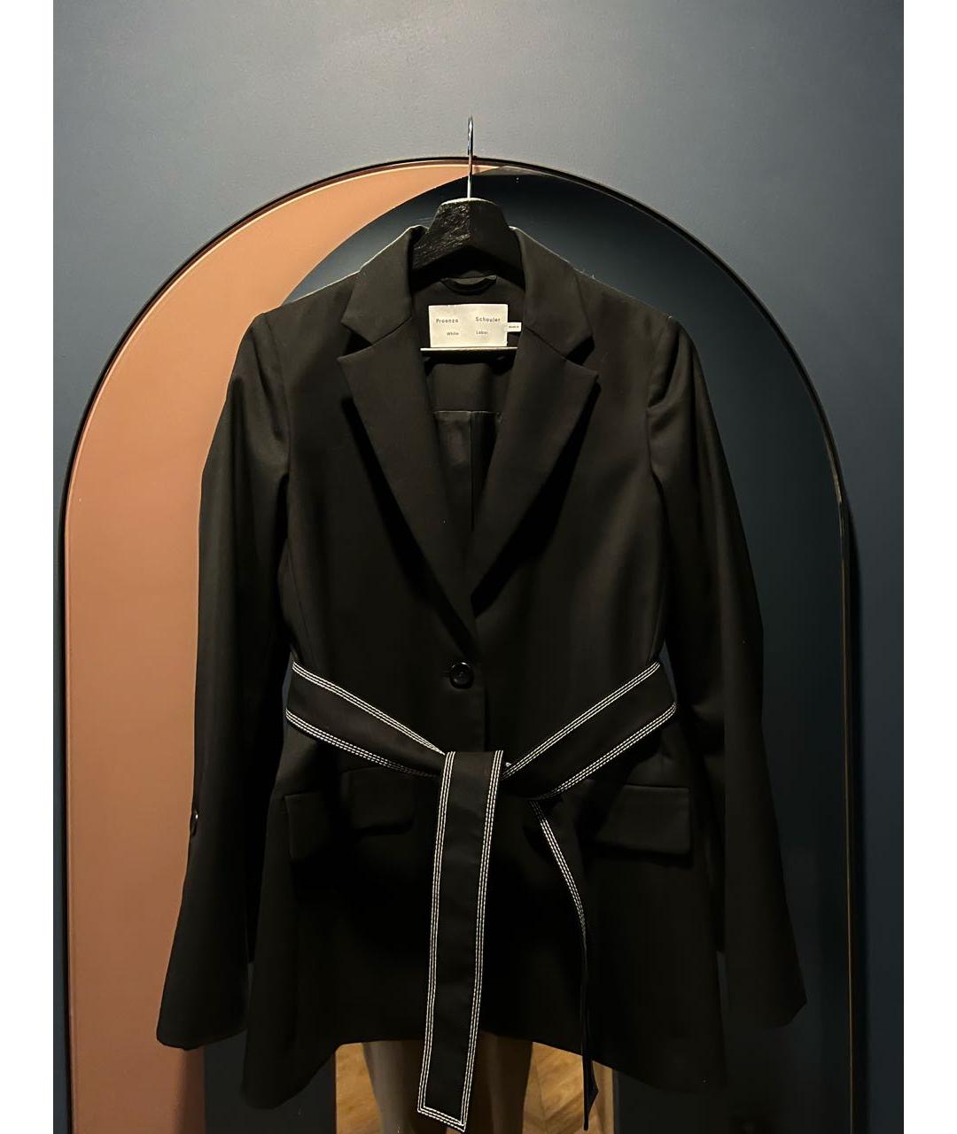 PROENZA SCHOULER Черный шерстяной костюм с брюками, фото 5