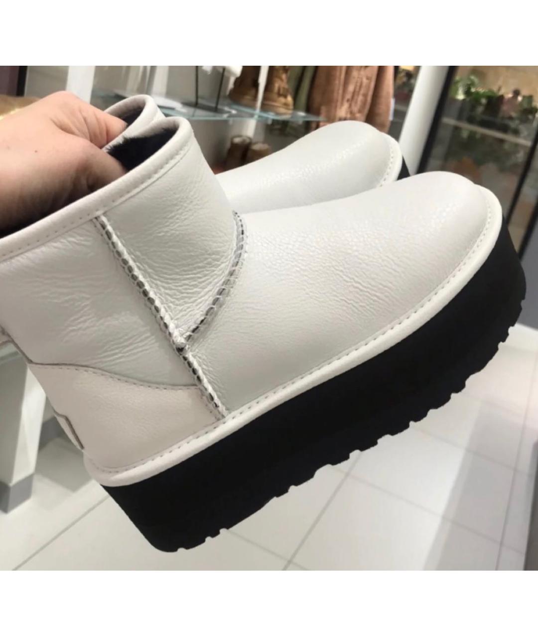 UGG AUSTRALIA Белые ботинки, фото 5