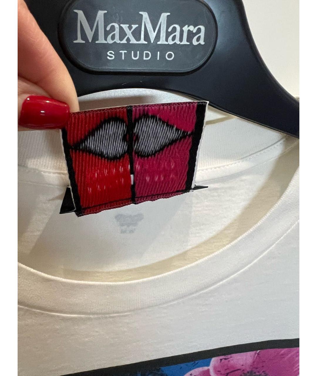 WEEKEND MAX MARA Хлопковая футболка, фото 4