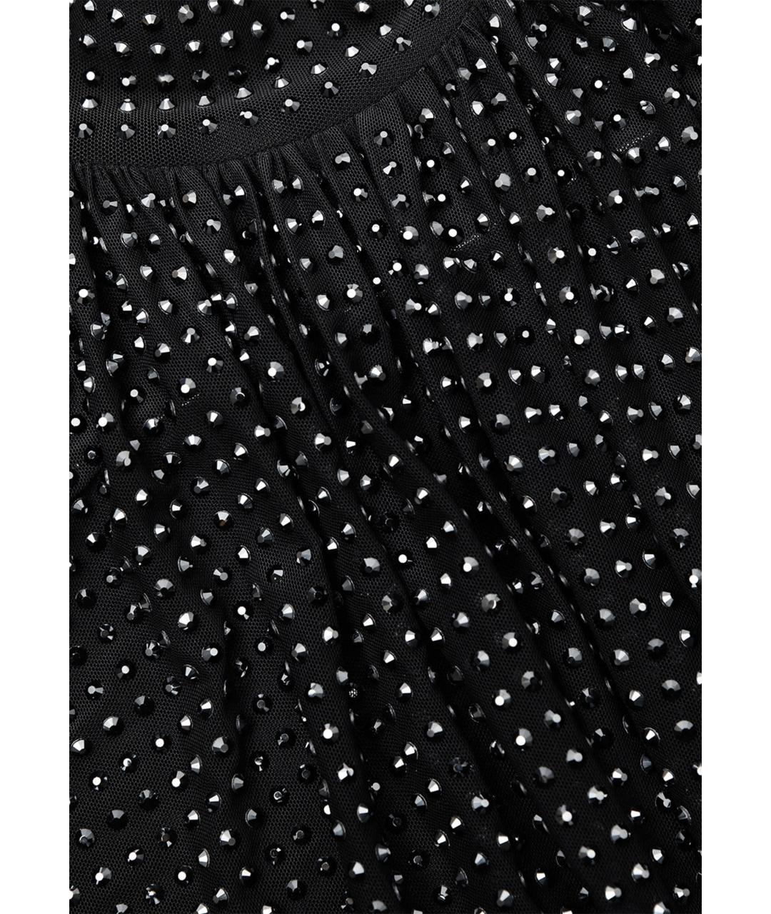SELF-PORTRAIT Черная полиэстеровая блузы, фото 4