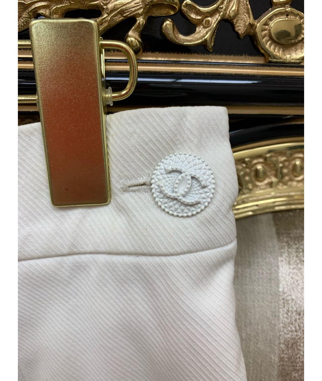 CHANEL Белая юбка мини, фото 2