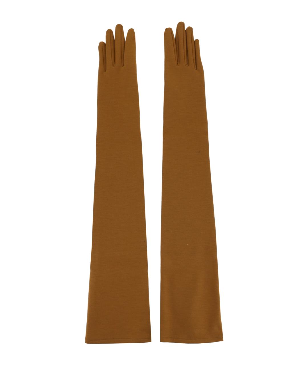 DOLCE&GABBANA Коричневые перчатки, фото 1