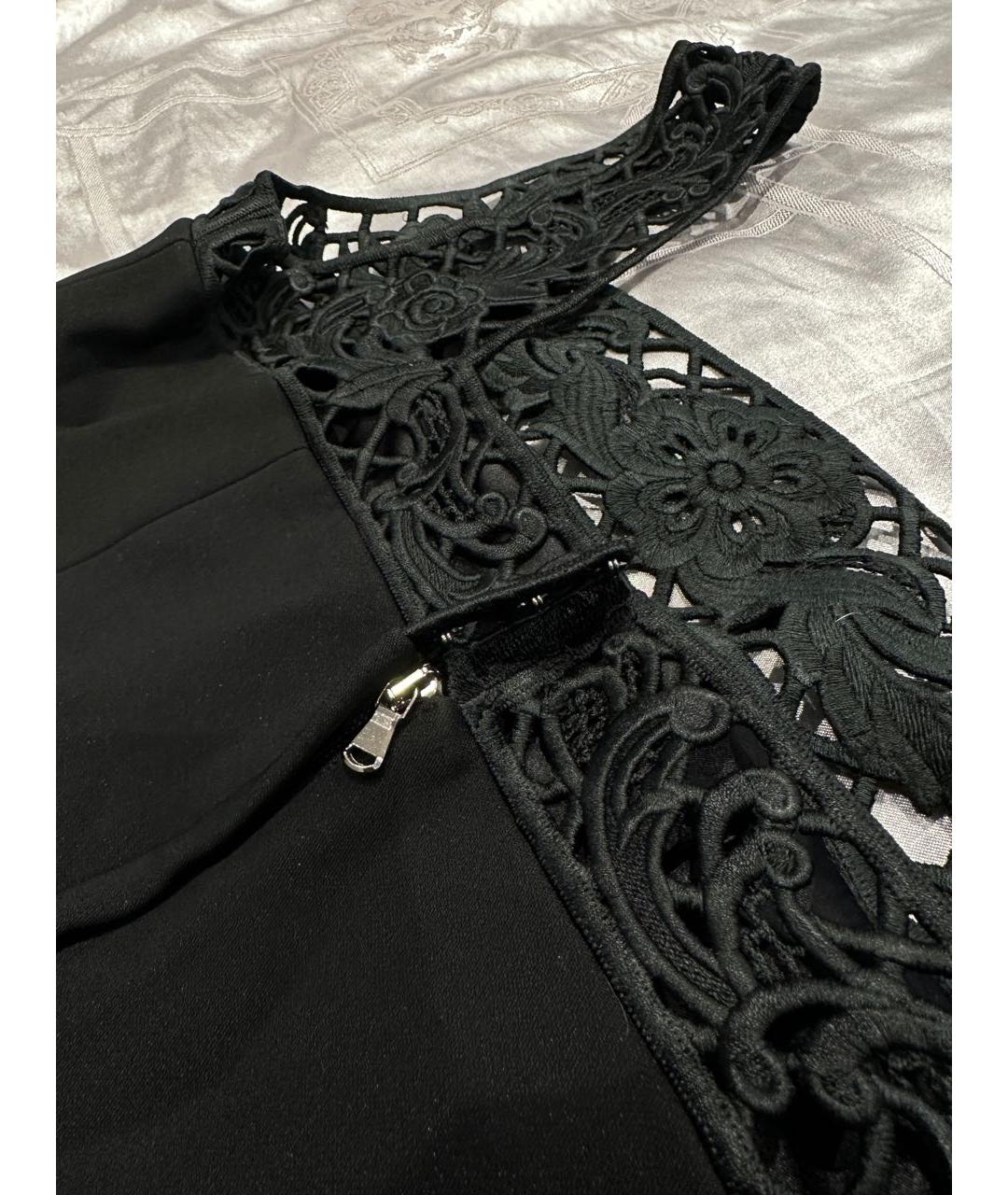 DOLCE&GABBANA Черное вискозное вечернее платье, фото 5